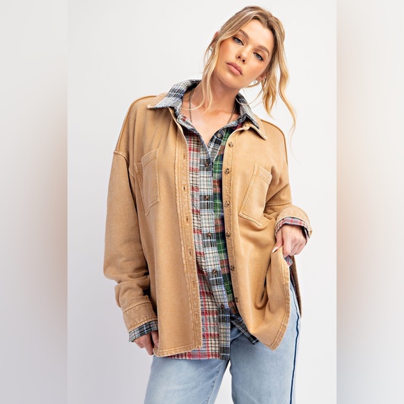 🆕 E5 restock easel  Oversize small medium large button wild and free cotton - Picture 4 of 5